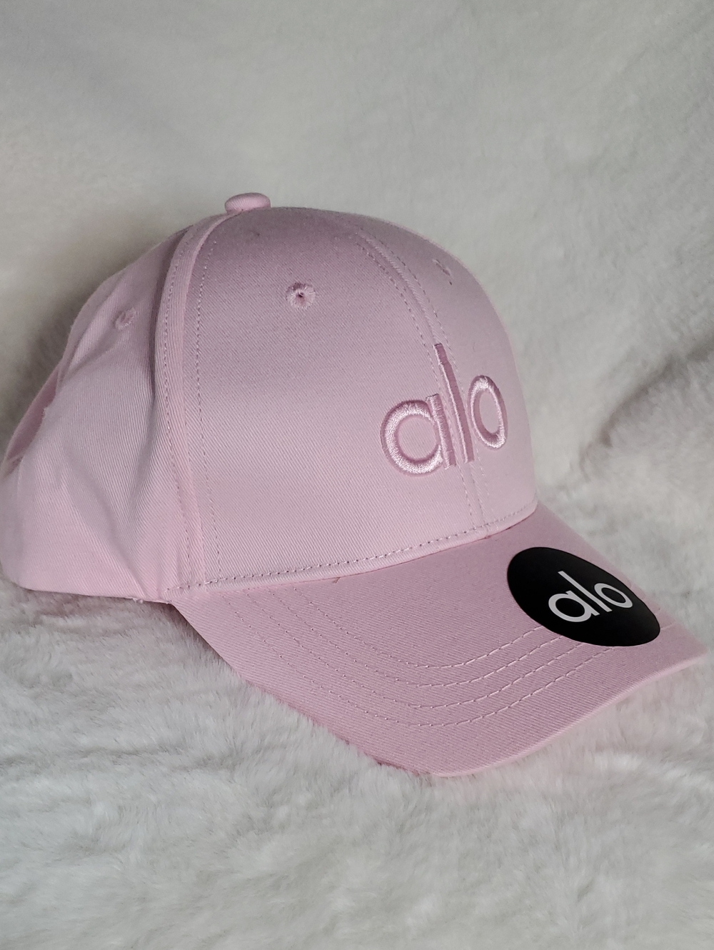 ALO Yoga Pink Logo Baseball Cap